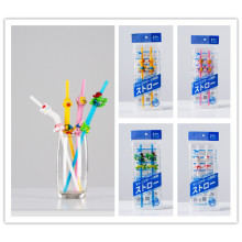 New Style Lovely Animal Creative Plastic Drinking Straws